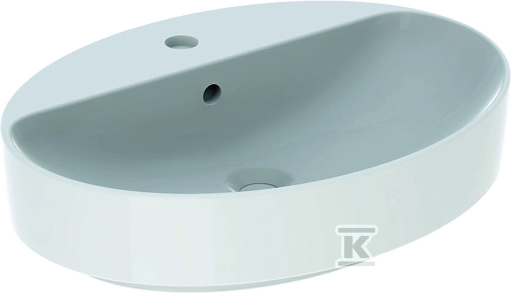 Variform countertop washbasin, oval, - 500.772.00.2