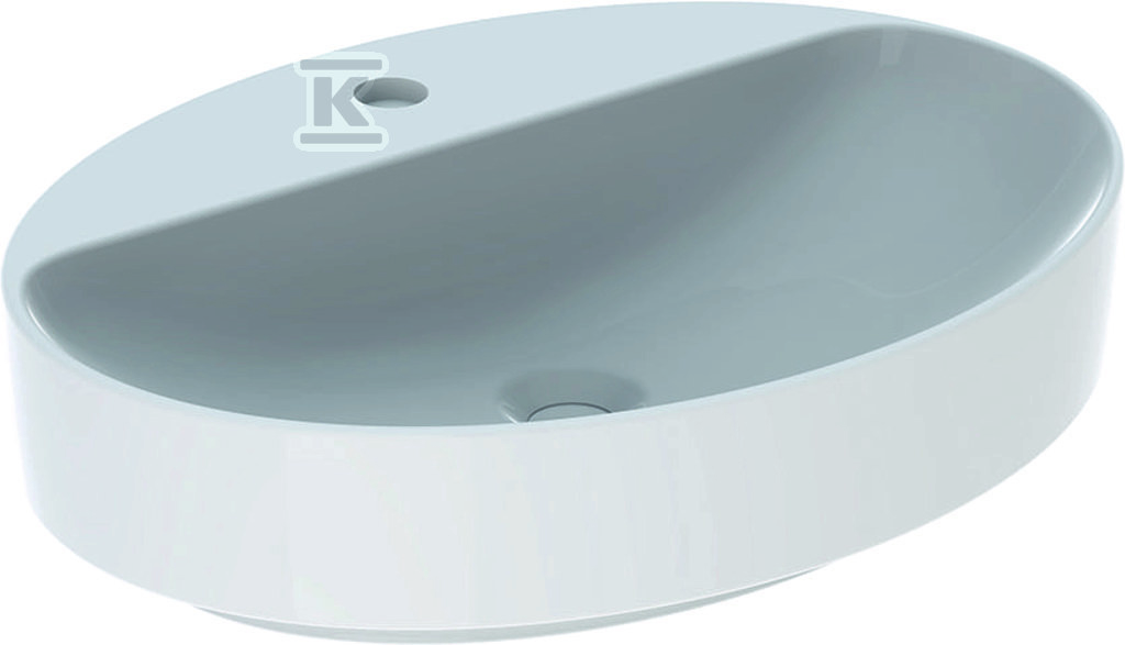 Variform countertop washbasin, oval, - 500.773.00.2