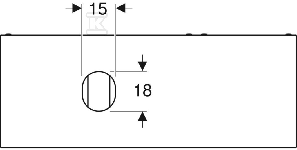 Variform Szafka pod umywalkę stawianą - 501.189.00.1