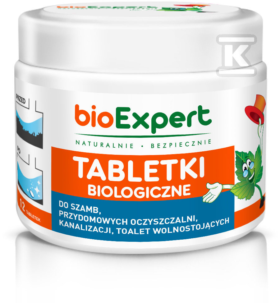 Tabletki biologiczne 12 szt. do szamb i - D3-001-0012-01-PL