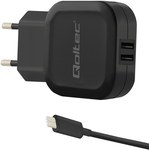 5V 3,4A 17W 2xUSB nástenná nabíjačka + USB typ C kábel