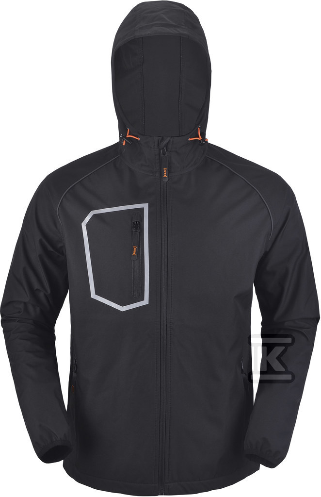 Lekka kurtka softshell czarna XXL - 502072460