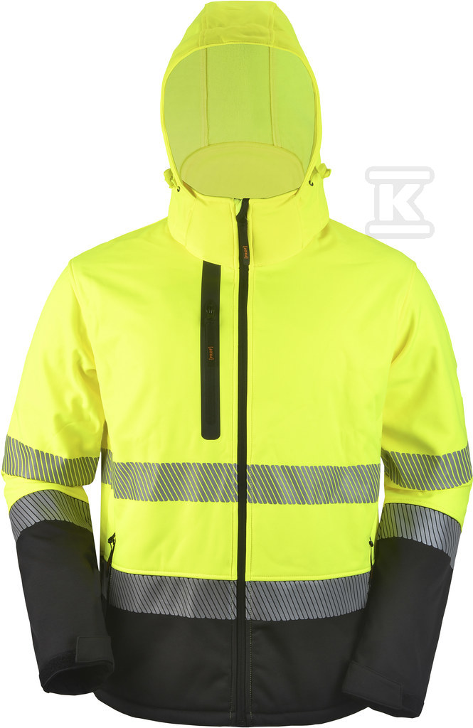 Kurtka softshell PROF HI-VI (fluo) - 502077576