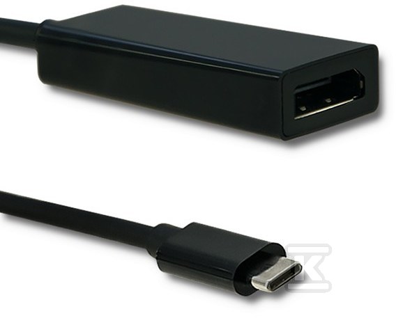 USB type C adapter męski/DP female 4K - 50377