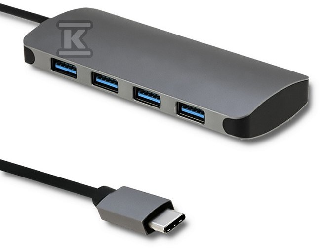 USB 3.1 adaptér typu C męski/4 x USB - 50379