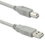 USB 2.0 kábel A samec B samec 0,19m