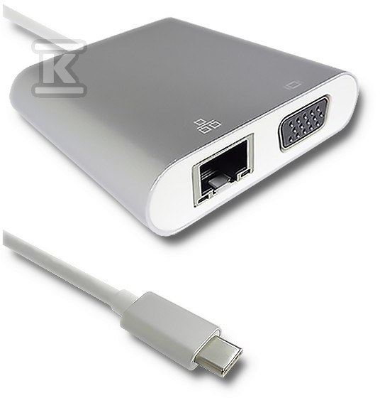 Adapter USB 3.1 typ C męski VGA żeński - 50410