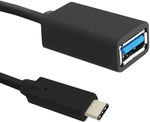 USB 3.1 cable type C male USB 3.0 A female 0.25m