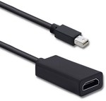 Mini DisplayPort v1.1 mascul HDMI A femela 1080P 0.2m