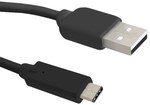 Cable USB 3.1 type C male USB 2.0 A male 0.25m