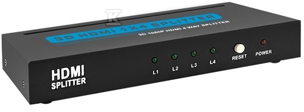 Aktywny rozdzielacz Splitter HDMI 1x4 - 50537
