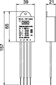 Ogranicznik przepięć LED typ - 5092431