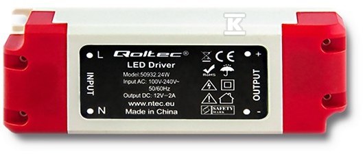 LED driver 24W 12V 2A - 50932