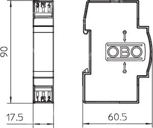 Bariera odgromowa 24V typ FRD 24 HF - 5098575