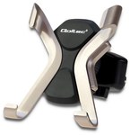 Universal smartphone car holder X-CS on the grille Black and champagne