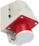 Wtyczka odbiornikowa (stała) 16A 3P+Z 400V z klapką IP44