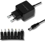 Universal 15W AC adapter with 7 plugs