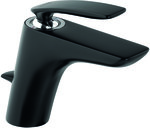 KLUDI BALANCE Single lever basin mixer with waste set, matt black