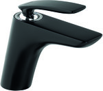 KLUDI BALANCE Single lever basin mixer, without waste set, matt black