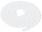 Cable organizer 16mm 10m White / transparent