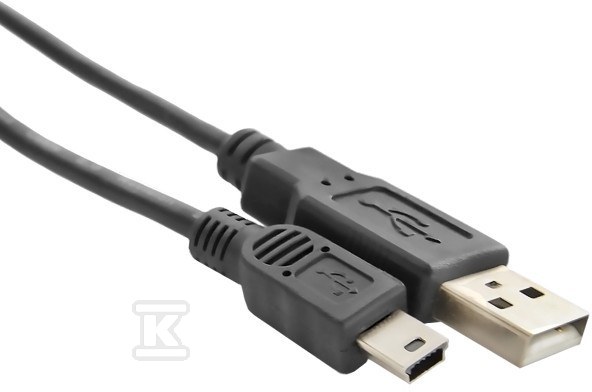 Kabel USB A samec Mini USB B samec 1,8m - 52327