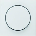 Центральний елемент з регулювальним колесом для обертового димера сніжно-білий B.kwadrat