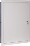 Flush-mounted RPsm-96 (4x24) switchgear with a lock. Space for 94 S.IP30 security devices.