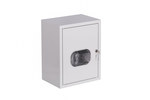 NRL-1F12 zsz surface-mounted counter switchgear with a window and a lock. space for a 1-phase meter and 12 S.IP31 type protections