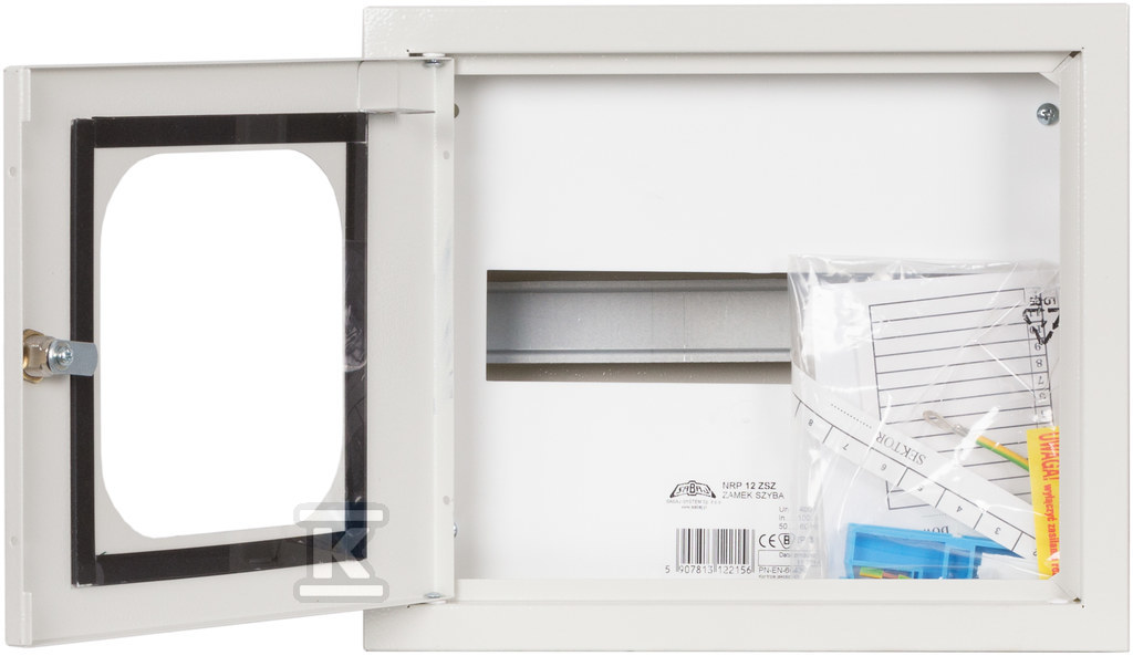 Aufputz-Schalttafel NRP-12 mit Glas und - 3-215