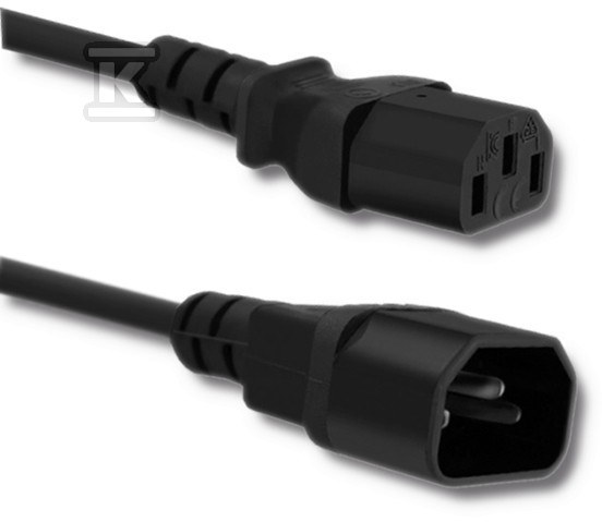 Napájecí kabel pro UPS C13/C14 3x1,5mm² - 53896