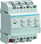 Sterownik załączający/żaluzjowy, obciążenie pojemnościowe 16 A, 6-/3-krotny, KNX E/S