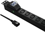 CB anti-surge power strip for RACK 19 "1U 10A PDU 8xIEC C13 2m cabinets