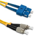 Fiber Optic Patch Cord SC/UPC - FC/UPC Singlemode 9/125 G652D Duplex 2m