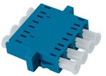 Fiber Optic Adapter LC/UPC Quad Singlemode