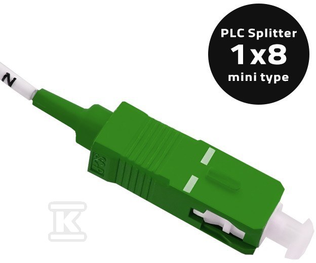 1x8 splitter SC/APC - SC/APC G.657A - 54205