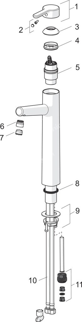 Bateria nablatowa Oras Inspera, - 3001F