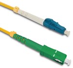 Волоконно-оптичний патч-корд LC/UPC - SC/APC одномодовий 9/125 G652D симплекс 2 м