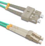 Fiber Optic Patch Cord LC/UPC - SC/UPC Multimode 50/125 OM4 Duplex 2m