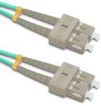 Fiber Optic Patch Cord SC/UPC - SC/UPC Multimode 50/125 OM4 Duplex 1m