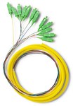 12 x Pigtail Fiber Optic SC/APC Singlemode G652D 2m