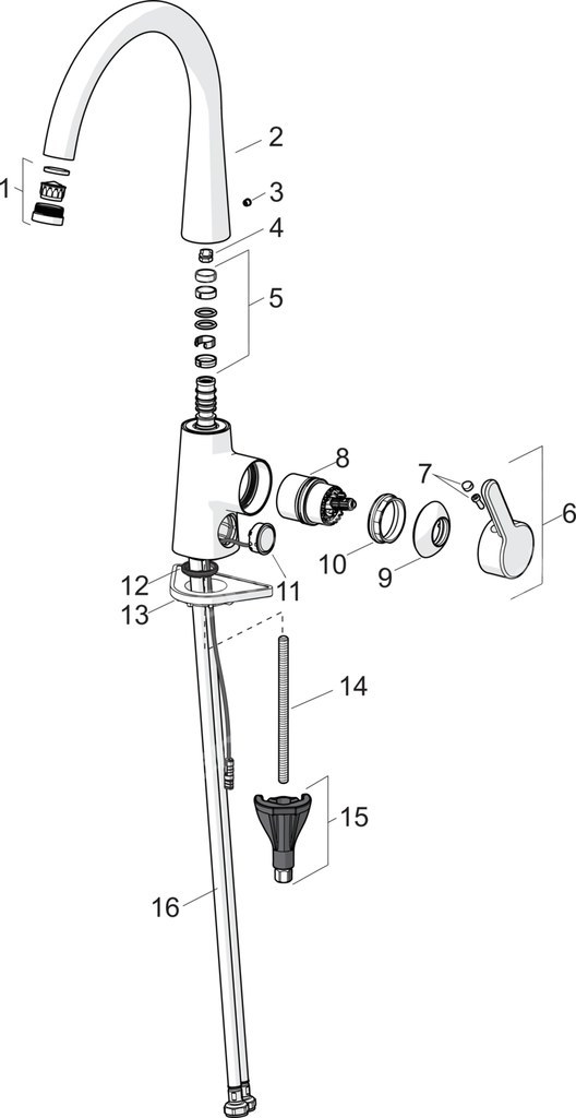 Bateria zlewozmywakowa Oras Inspera, z - 3030F