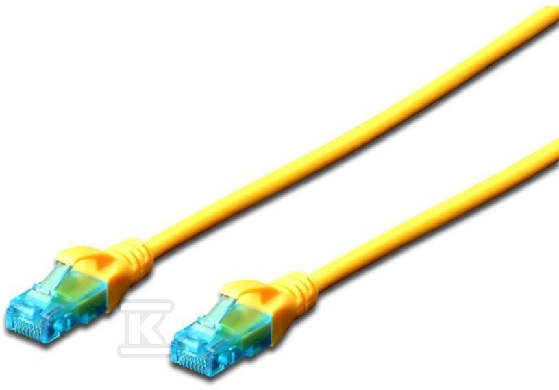 Patch cord RJ45/RJ45 U/UTP cat.5e - DK-1512-030/Y