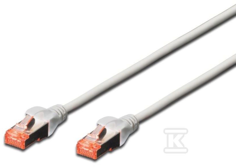 Patch cord RJ45/RJ45 S/FTP cat 6 gray - DK-1644-030