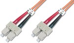 Patchcord optic SC/SC dplx MM 50/125 OM2 2,0m LS0H portocaliu