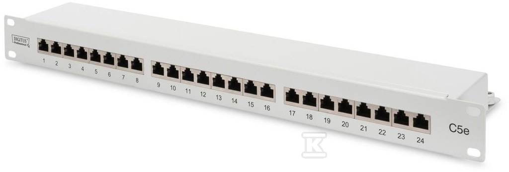 Patch-panel 19 "24x RJ45 S/FTP cat.5e - DN-91524S