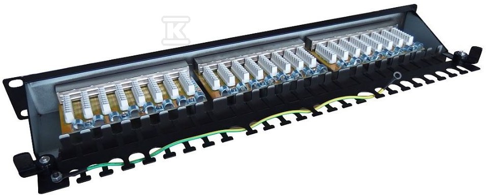 Patch-panel 19 "24x RJ45 S/FTP cat.6 1U - DN-91624S-EC