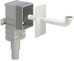 Сифон 5/4" x 50/40 пластиковий для умивальника / білий = RAL 9010, модель 56332