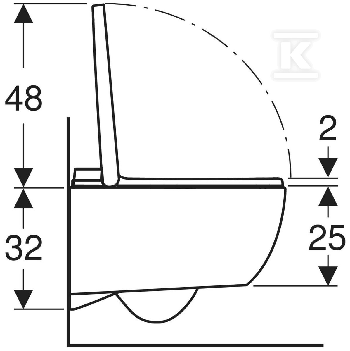 AquaClean Alba toilet device with - 146.350.01.1