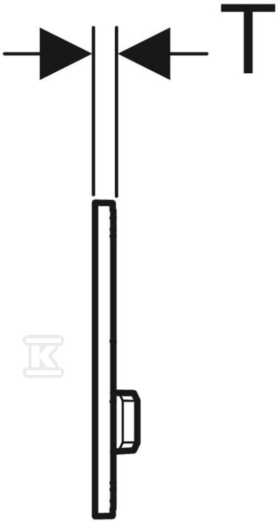 Przycisk uruchamiający Geberit Sigma50, - 115.672.QF.2