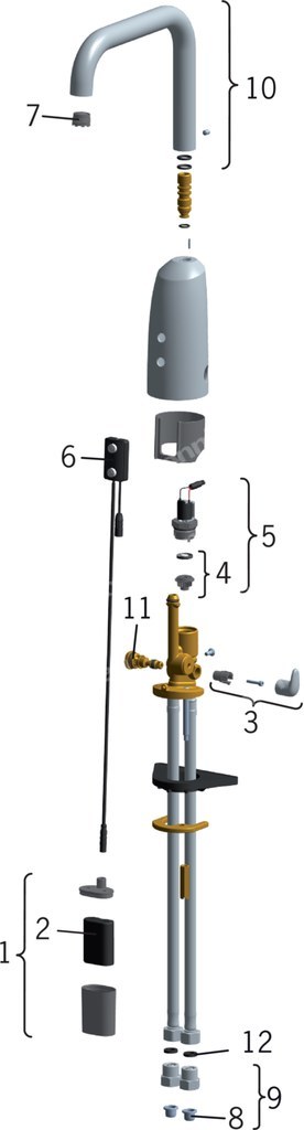 Bateria umywalkowa Oras Electra, - 6331FZ